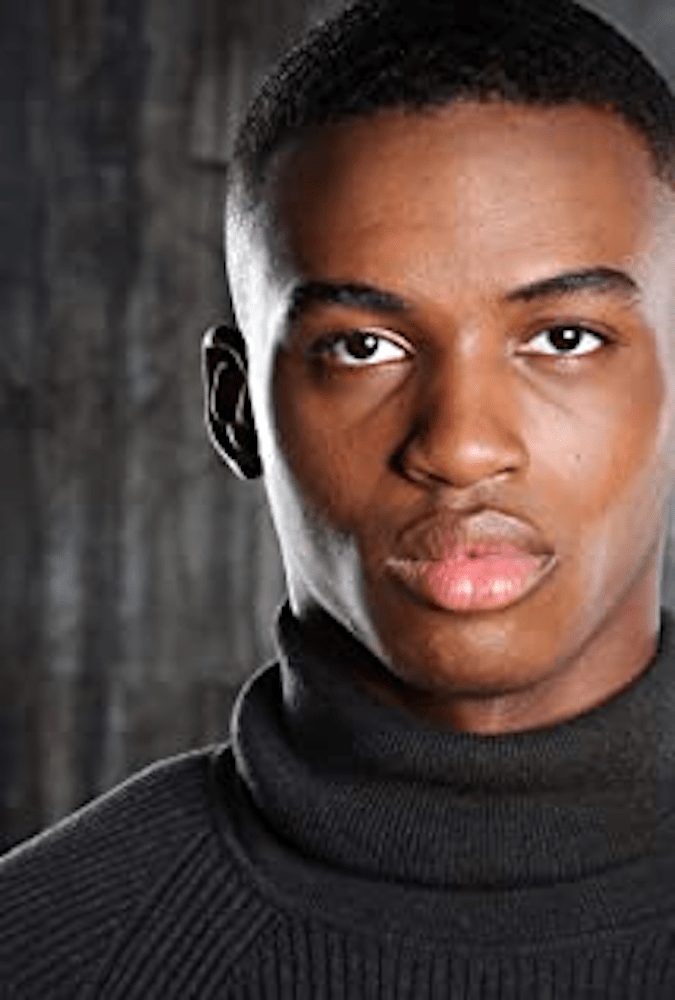 Junior KJ Powell models for his headshot for "Polar Bears, Black Boys &amp; Prairie Fringed Orchids." Powell performed as Elijah, Rita's son who was shot by a police officer.