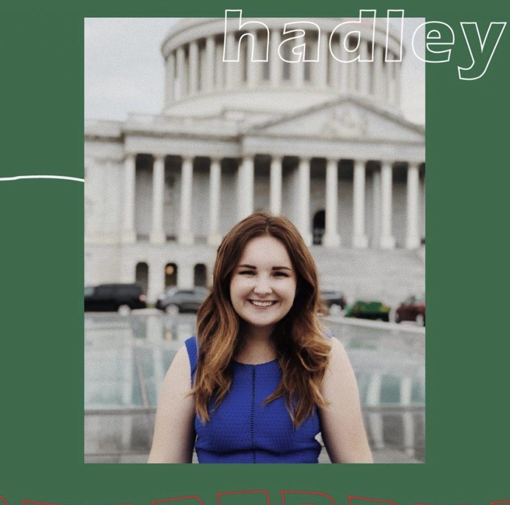 Model United Nations Co-President Hadley Biggs smiles in front of the United States Capitol for an Instagram post Sept. 23. The National Model UN Conference awarded Biggs with "Outstanding Delegate" recognition. Photo Courtesy of @pepperdinemun