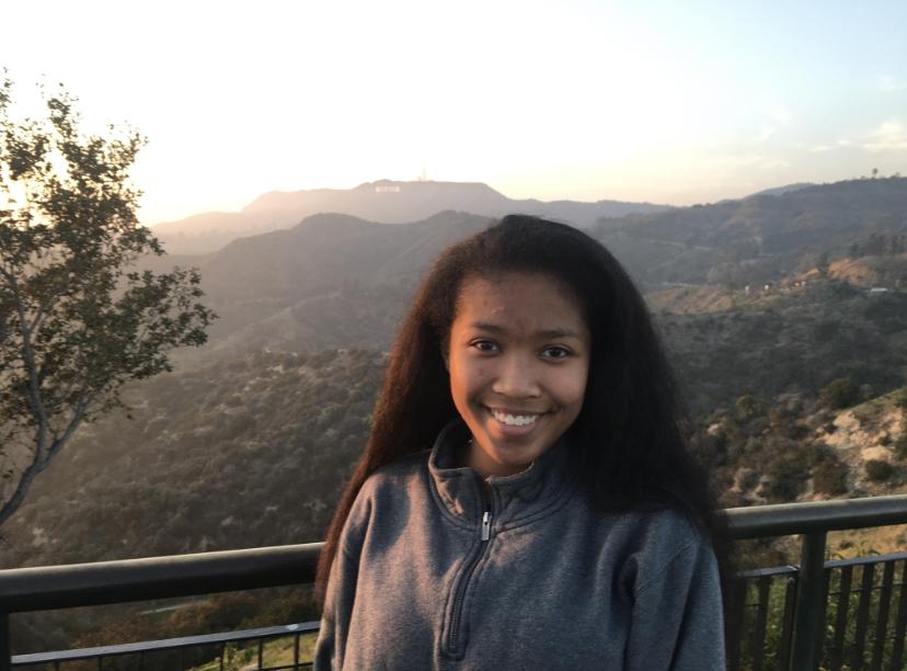 Jean-Simon visits the Griffith Observatory in Los Angeles in February 2020. She said she and her dad visited Los Angeles and were able to tour Pepperdine before the pandemic shut everything down.
