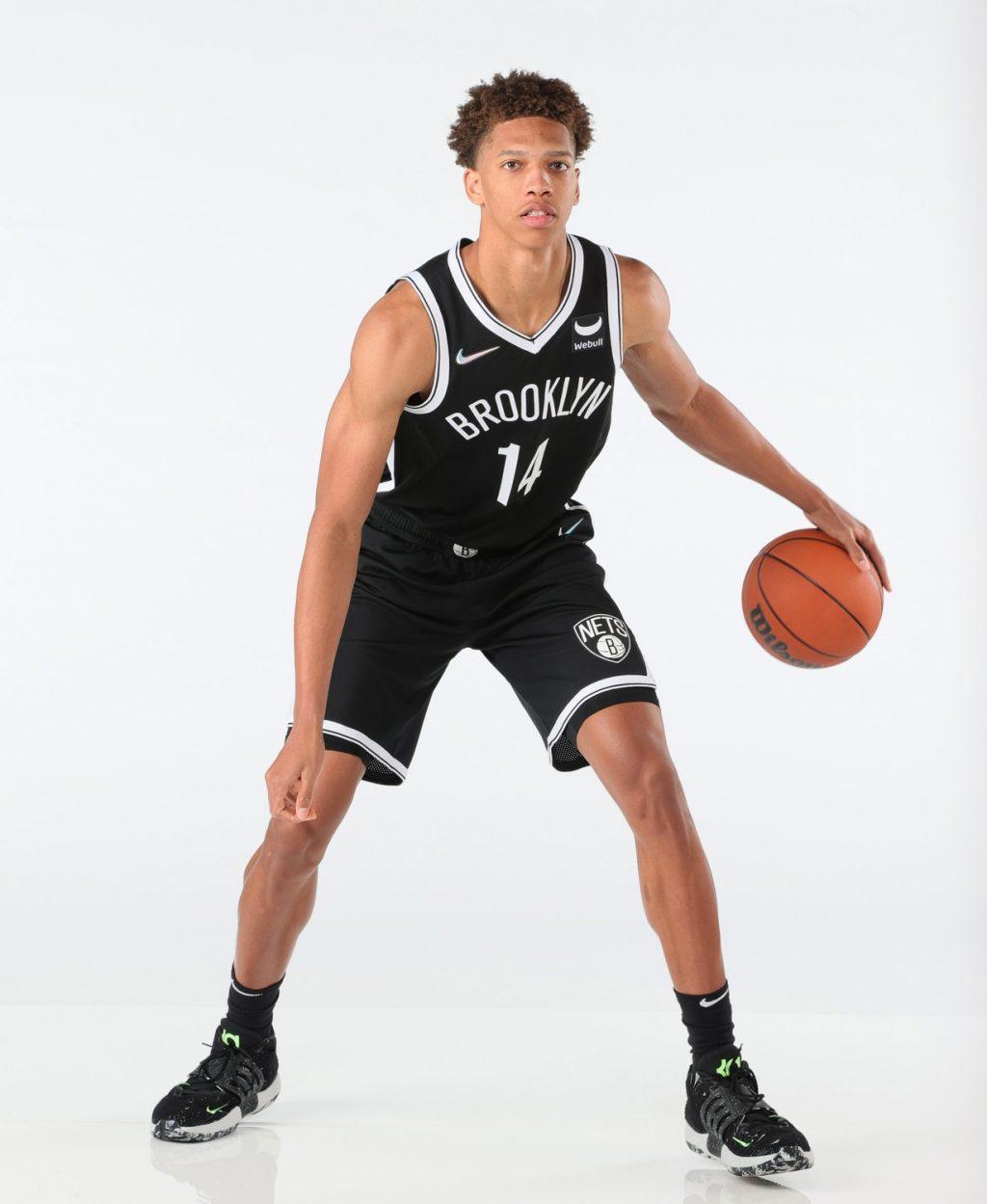 Edwards poses for a picture during the Brooklyn Nets Media Day on Sept. 27, 2021. Edwards has played in 34 games for the Brooklyn Nets so far this season. Photos courtesy of Nathaniel S. Butler via Getty Images