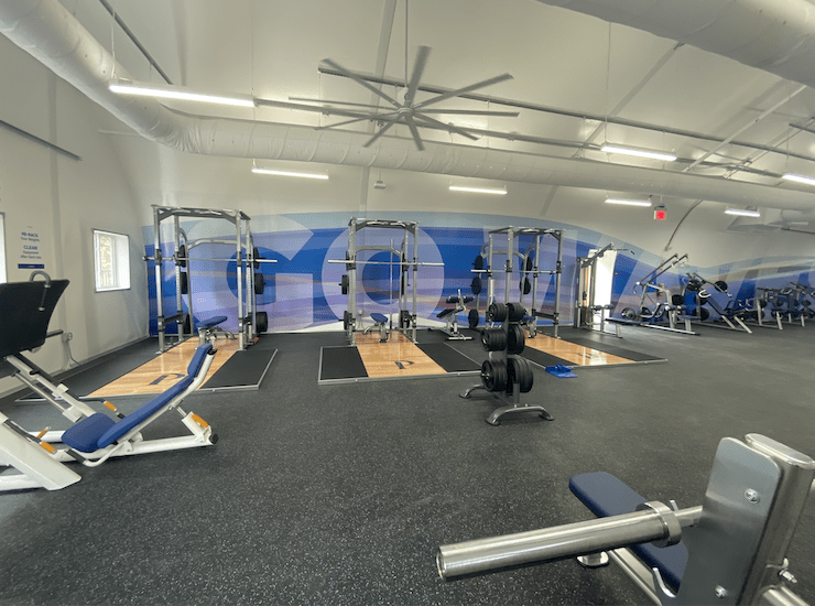Temporary Fitness Center Opens April 22
