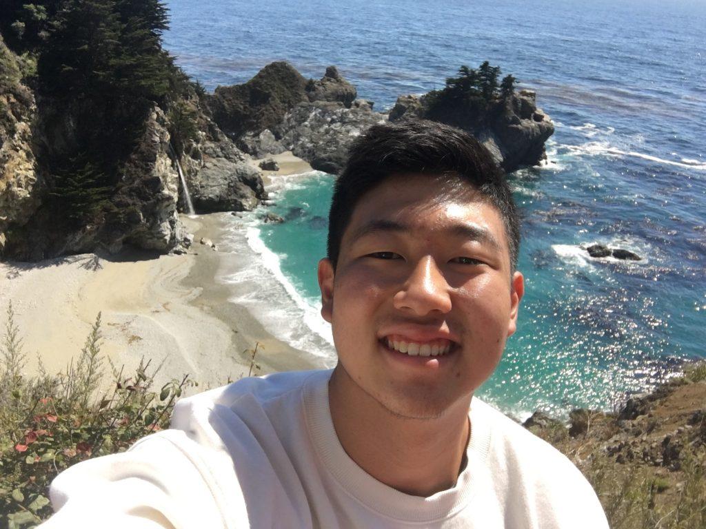 Senior David Kim visits Big Sur, Calif., in February 2020. Kim said he chose to study education with the hope of one day becoming a high school science teacher. Photo Courtesy of David Kim