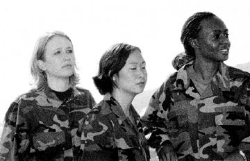 (From left) Jaim Lambert, Kimberly King, and Monica Pharaoh