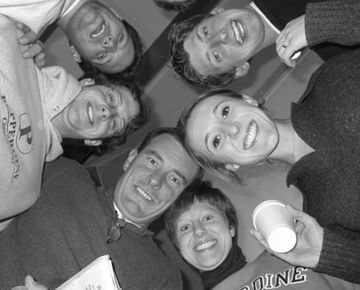 (Clockwise from top left): Luke TAllon, Matt Dildine, Holly Tallon, Chantal Flynn, Scott Lambert and Justin Schneider