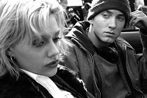 Britney Murphy & Eminem's relationship in 8 Mile is strenuous to say the least. Photo/Courtesy Shadyrecords.com