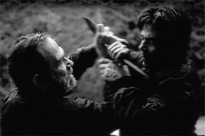 Tommy Lee Jones and Benicio del Toro star in 'The Hunted.' Photo/Courtesy www.huntedmovie.com