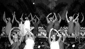 The Hawaii Club sponsered its third annual luau Saturday, Mar. 22 at Firestone Fieldhouse. Photo/Lindsey Baguio