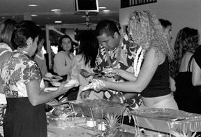 The luau also featured traditional foods of the islands. Photo/Lindsey Baguio