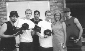 Lawrence has had several celebrities, including NSYNC, donate signed memorabilia. Photo/Courtesy www.hatsoffforcancer.com