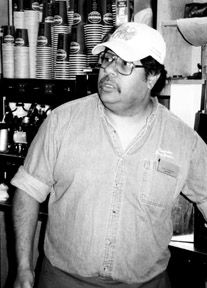 John Renteria is the man behind the smoothies at Islandz. Photo/Micah Kafka