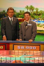 Micah Hardt and Pat Sajak