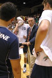Coach Talks to players