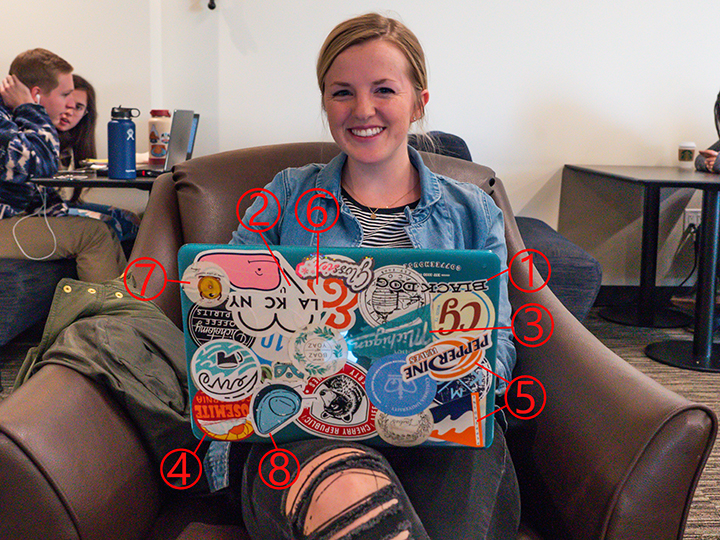 regeling Voorwaarden lijn Stuck-o Art: Students Express Themselves Through Laptop Stickers -  Pepperdine Graphic