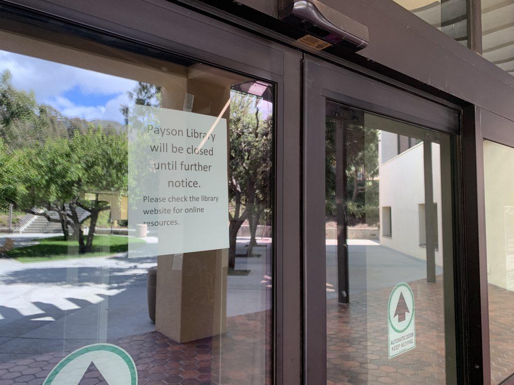 Payson Library closed March 20 after Pepperdine changed campus policies to comply with California's stay-at-home order.