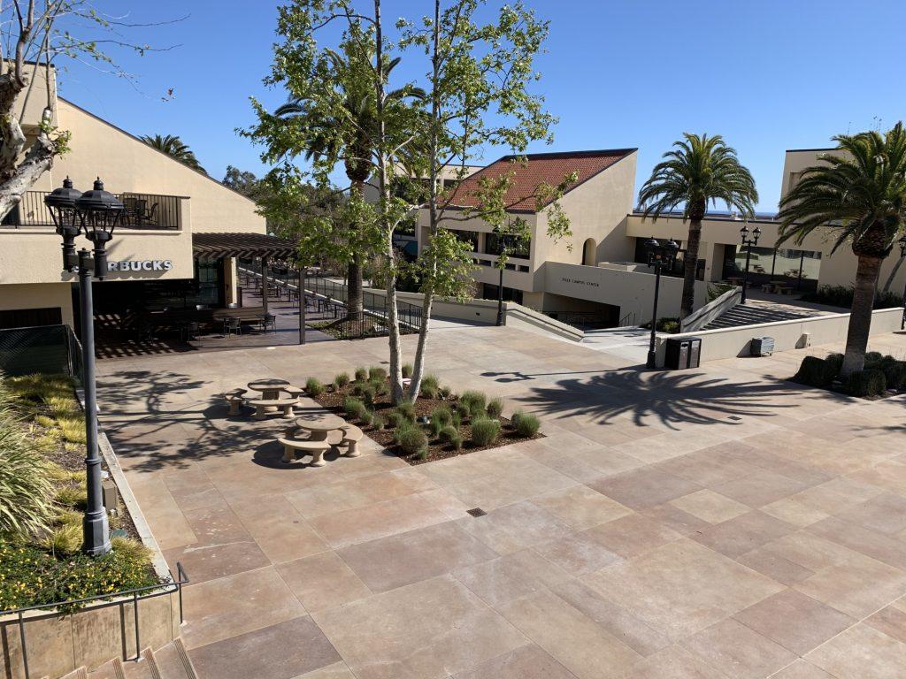 Pepperdine's Main Campus is completely empty March 23 on what would normally have been a busy Monday afternoon.