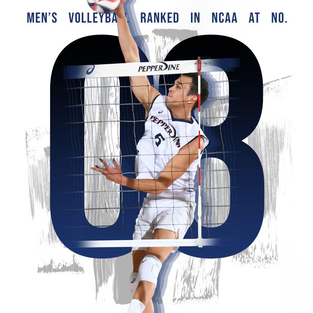 Senior outside hitter Noah Dyer led a young team to the #8 ranking in the NCAA.