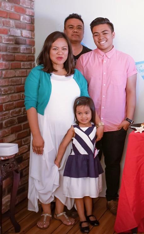 Pepperdine senior Christian Abad poses with his parents and little sister. Abad's grandparents and parents immigrated to the United States from the Philippines in the 1980s. Photo courtesy of Christian Abad