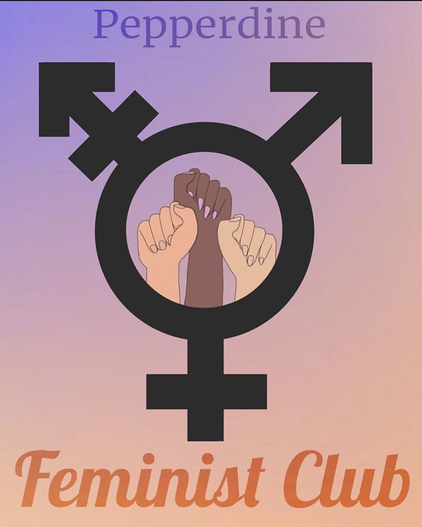 The logo representative of Pepperdine's Feminist Club. The club was created to promote equality between the sexes on Pepperdine's campus.