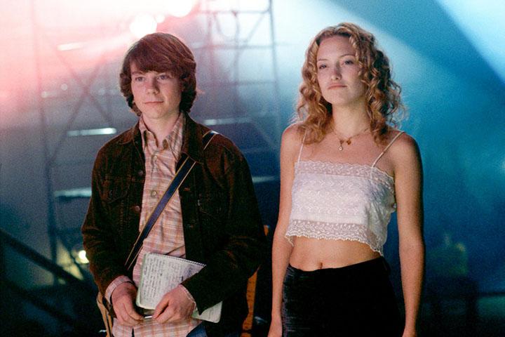William (Patrick Fugit) and Penny Lane (Kate Hudson) hang out backstage at a Stillwater show. "Almost Famous" is Fugit&squot;s first acting credit, and Hudson earned an Oscar nomination for Best Supporting Actress for her role in the film.