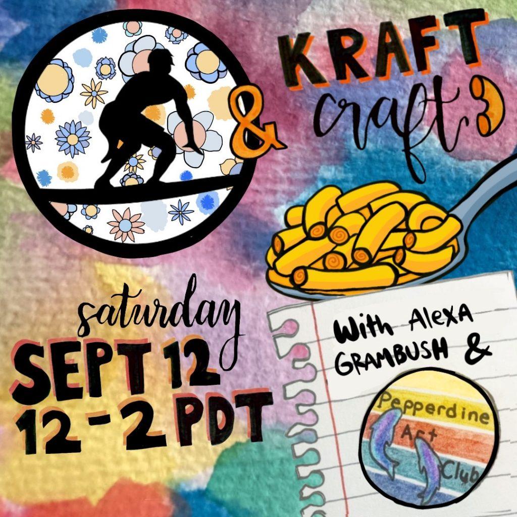 One of the many events Art Club holds is the Kraft & Craft event held virtually Sept. 12. At Kraft & Craft, students learned how to use watercolor paints while they ate mac 'n' cheese. Photo courtesy of Sara Head