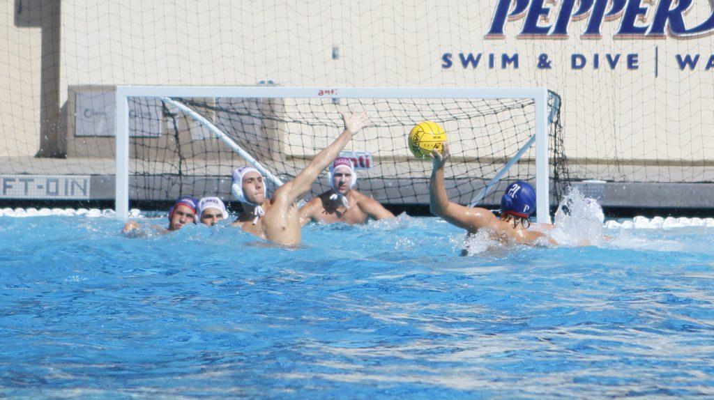 Junior attacker Curtis Jarvis attempts a shot on goal in the fourth quarter. Jarvis had four goals Sunday against the Lions.