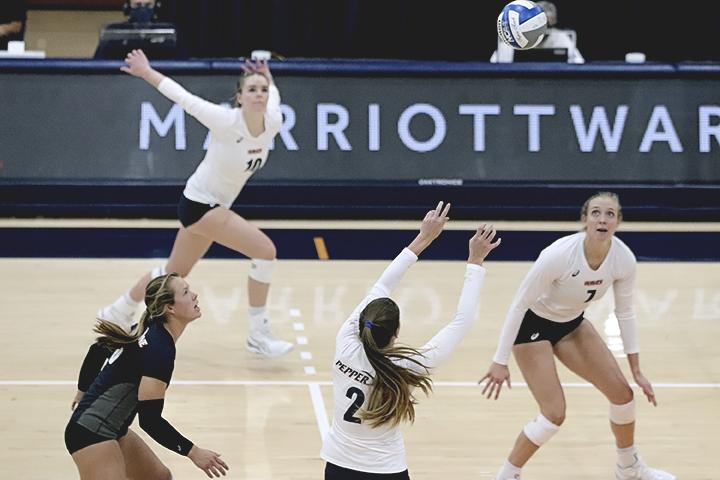 W. Volleyball Sweeps BYU At Home In 3, First Time In A Decade ...