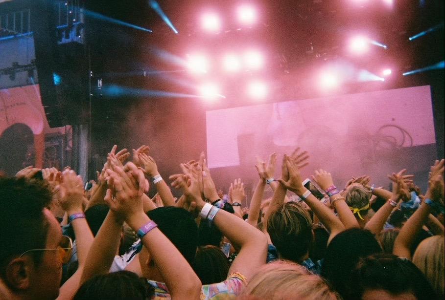 The crowd claps along while they watch their favorite acts at Outside Lands music festival in San Francisco, in August 2019. Outside Lands producers postponed the festival to October 29-31. Photo Courtesy of Cailey Benjamin
