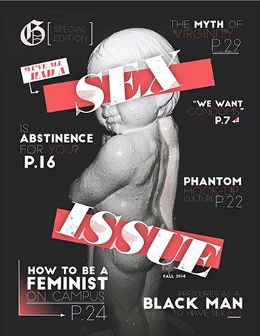 The front page of the "Sex Issue" of the Graphic features the Dolores statue that stands near the Tyler Campus Center on Pepperdine&squot;s campus. The Graphic published the "Sex Issue" in 2014. Photo courtesy of the Graphic