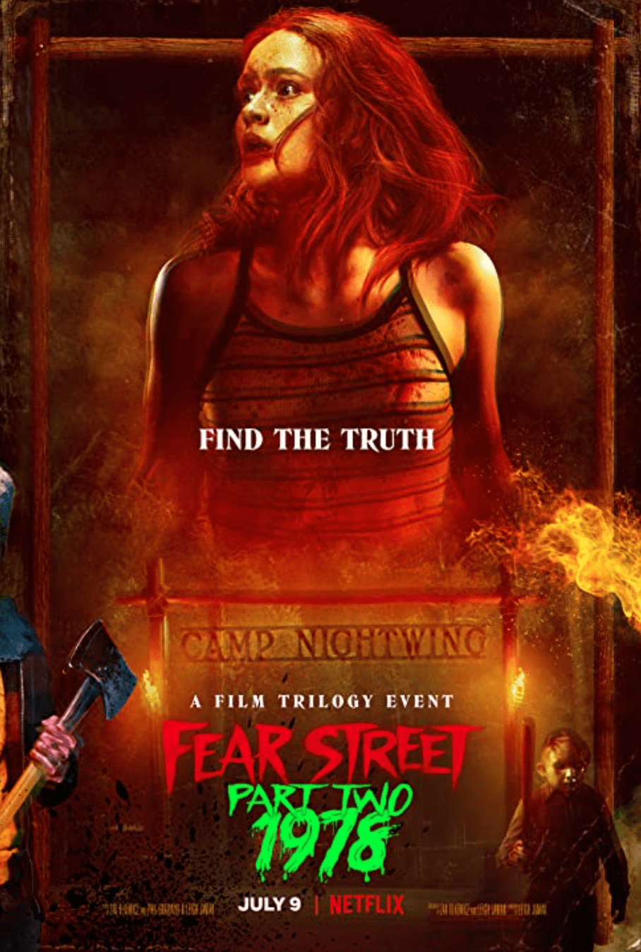 The second installment of the "Fear Street" trilogy, starring Sadie Sink, is a slasher film set at a summer camp in 1978 called "Camp Nightwing," a clear homage to "Friday the 13th." The obvious evocation of a horror classic, along with eerie similarities to "Stranger Things" show how the trilogy took inspiration from earlier works. Photo Courtesy of Netflix
