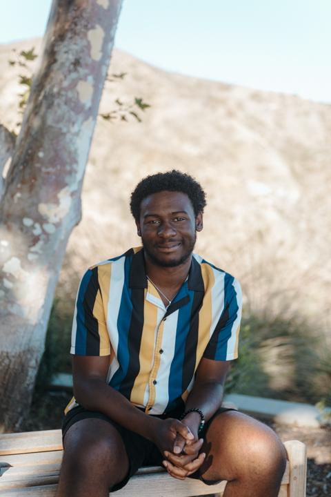 Junior Anitiz Muonagolu’s name connects him to his Igbo, or Nigerian heritage. He said he hopes to reunite with his roots.
