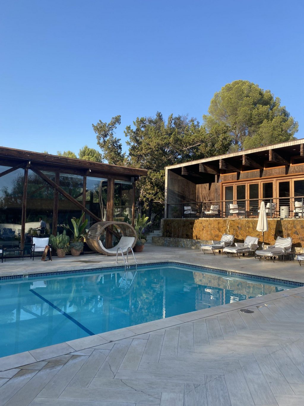 Calamigos Ranch has three pools, tennis courts, two restaurants, a spa and gym, all of which Pepperdine students access while living there. Around 50 students have lived at Calamigos each semester since 2013. Photo by Ashley Mowreader