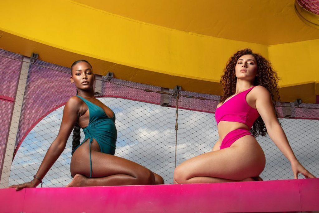 Models wear swimwear from Sydney Gray's company, Nolia Swim. The swimwear modeled is sustainable and biodegradable for their customers. Photo courtesy of Sydney Gray