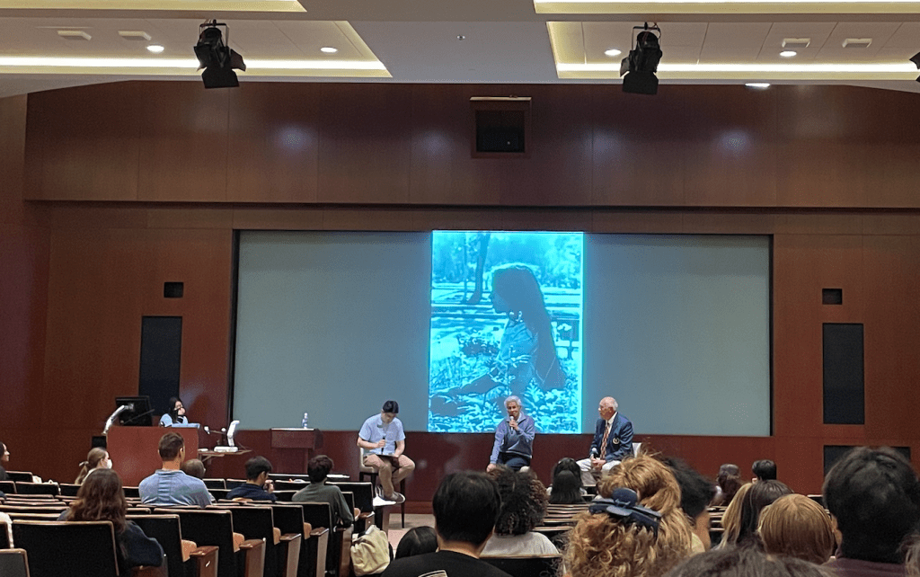 University Registrar Hung Le shows RISE Summit attendees a photo of his sister, who died immigrating to the U.S. Le said it was the darkest time of his life, but also one that showed him the connection between faith and resilience.