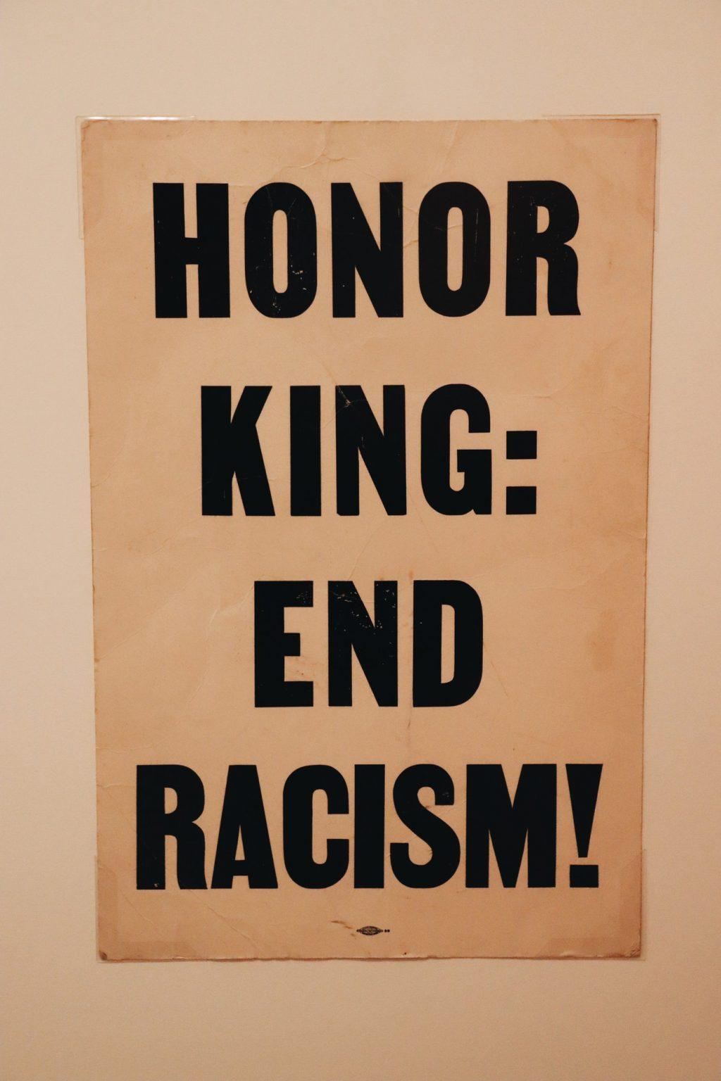 Once held up and creased in protest during the Civil Rights Movement, this sign provides a personal touch to the collection. Attendees at the museum said the many documents and artifacts on display brought this historically impactful period to life.