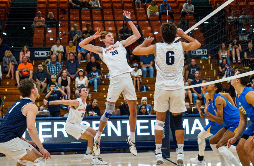 No. 8 Men’s Volleyball Three-Game Win Streak Snapped by No.1 UCLA