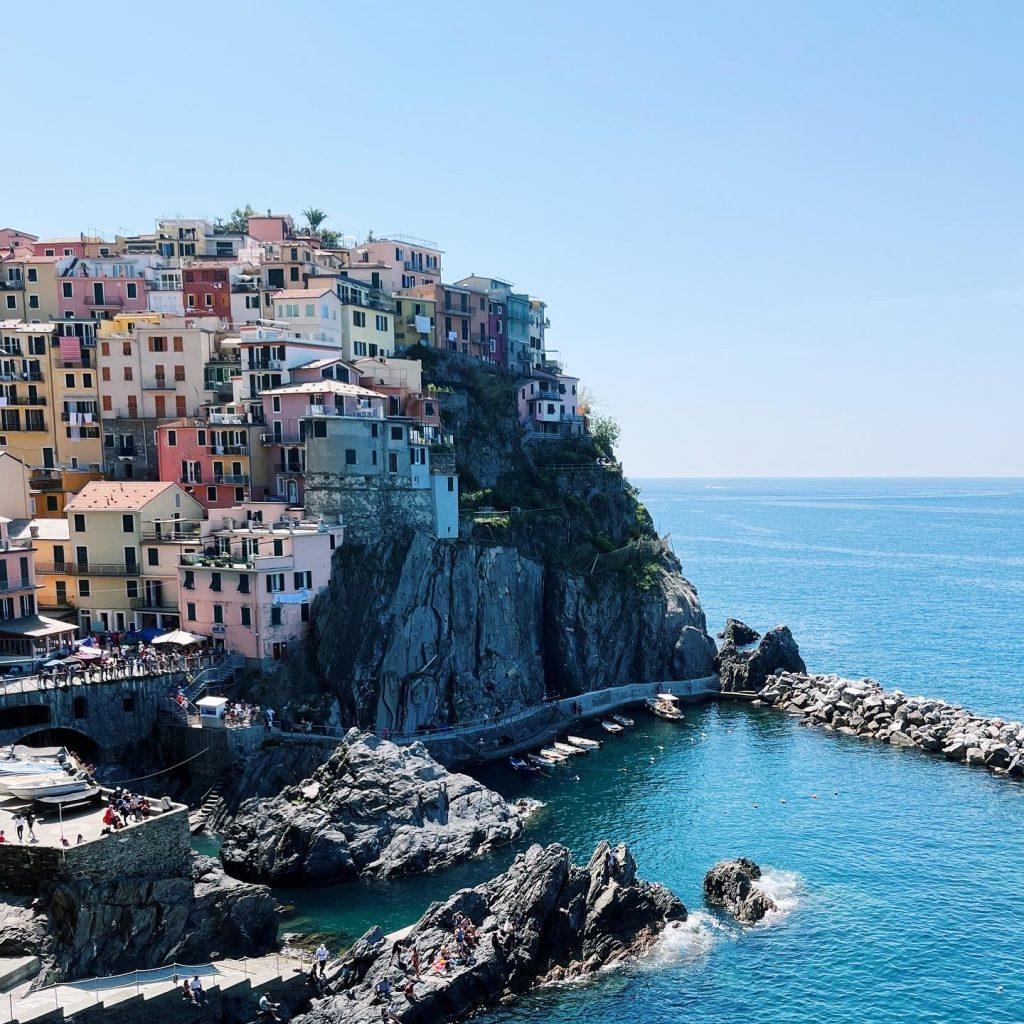 The town of Riomaggiore — a part of Cinque Terre, Italy. Students were able to travel anywhere around Europe on the weekends of their study abroad program.