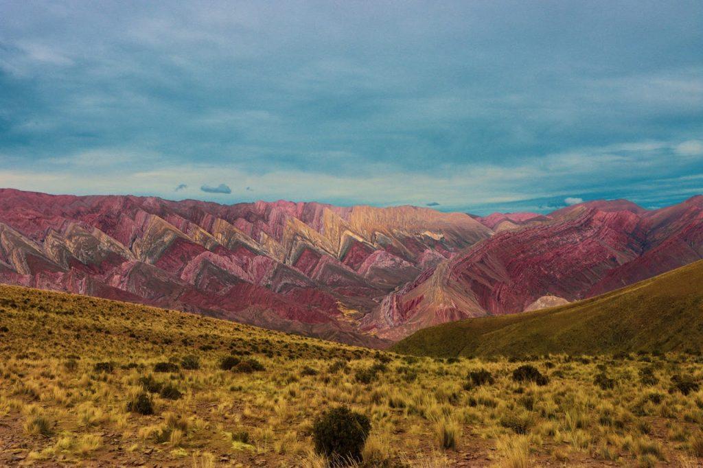 The Fourteen Colored Mountain in Humahuaca, Argentina. Known by locals as Hornacal, the mountain's seemingly infinite amounts of differing colors left us in awe.