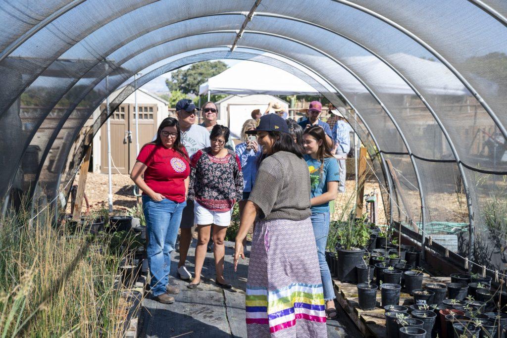 Carlie Domingues and Nursery Open House guests, 2020