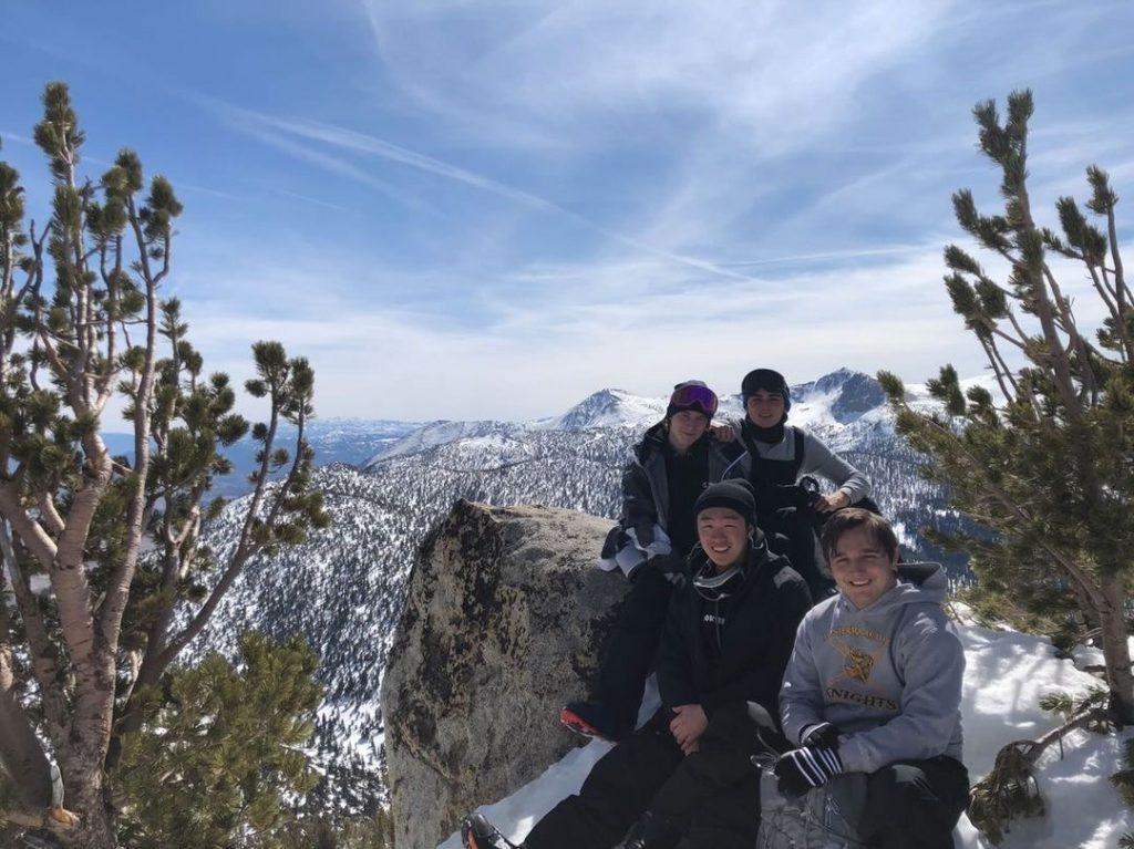 Conner smiles with his friends in the mountains. Conner loved spending time with those he was close with. Photo courtesy of Sig Ep