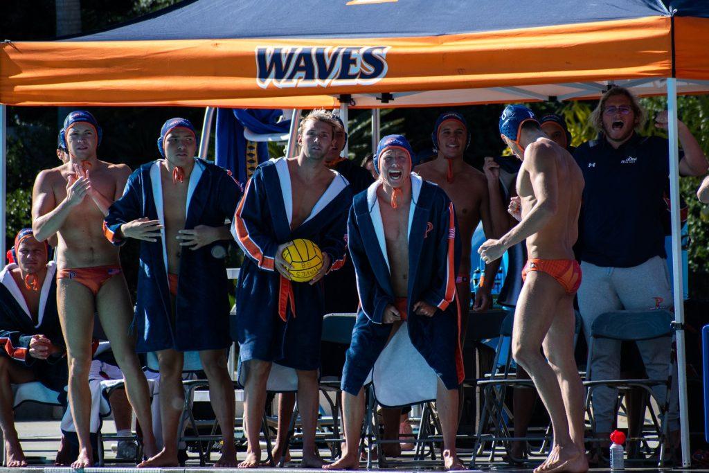 team fan-boying on sidelines