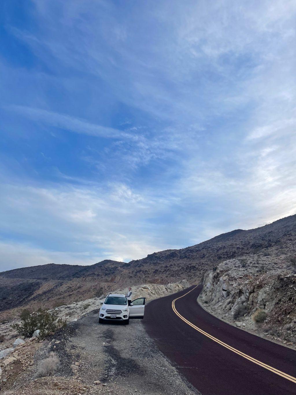 On our drive to Death Valley National Park on Jan 13, Creative Director Haley Hoidal and I stop alongside the road to watch the clouds string across the vibrant blue sky near Inyokern, Calif. As our drive continued, we frequently paused to admire the constantly shifting clouds that soared above our heads.