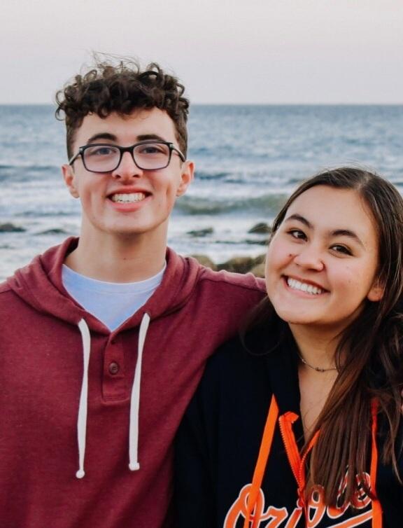 Mirielle Cox and her fiancé Shane Patrick smile in Malibu in March 2021. Cox said that respect, commitment and trust are key in upkeeping a successful long-distance relationship. Photo courtesy of Mirielle Cox