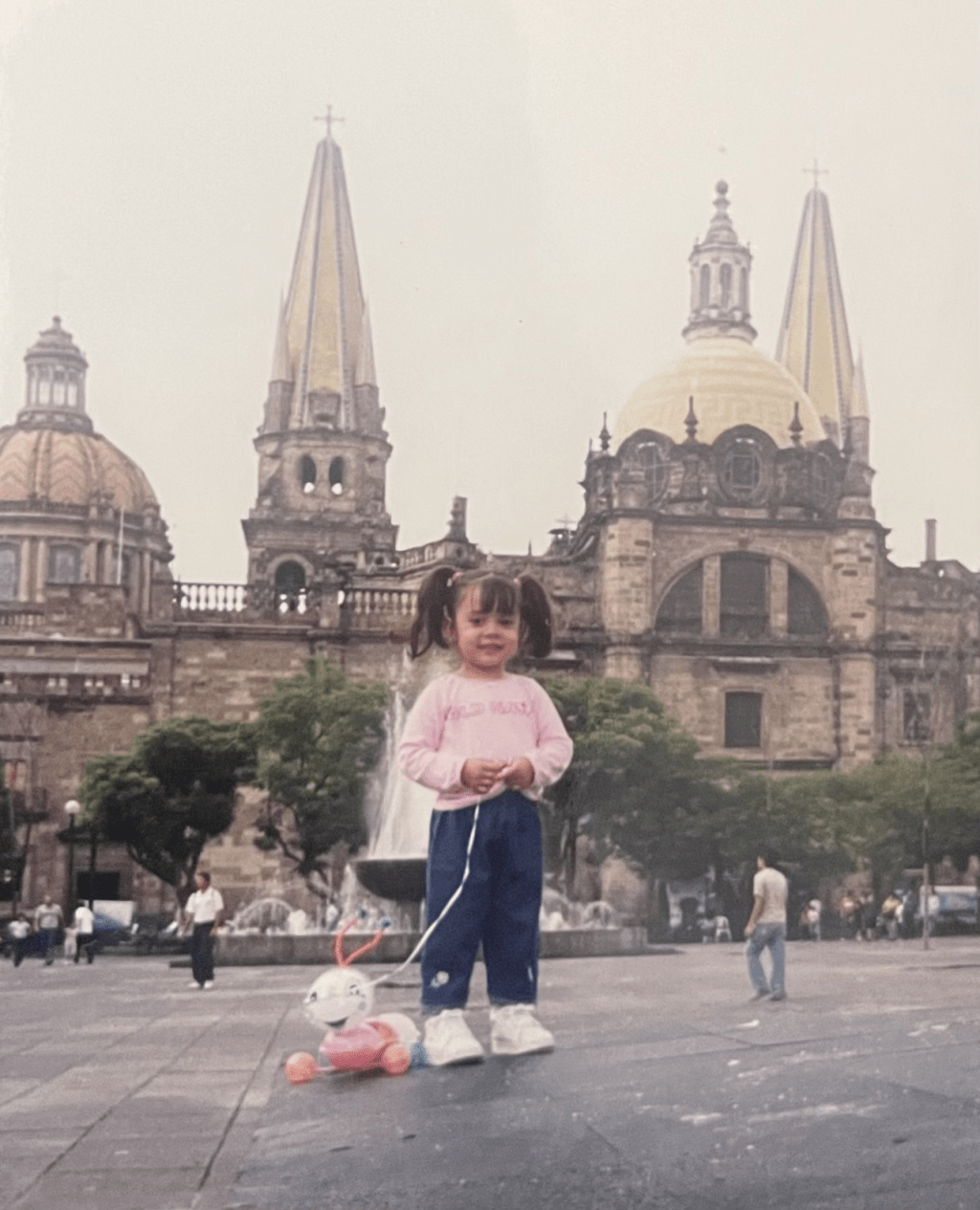 Gonzalez, as a toddler, poses in her family's hometown in Mexico. Growing up, Gonzalez said her family took a trip to Mexico every year in September. Photo courtesy of Priscilla Gonzalez