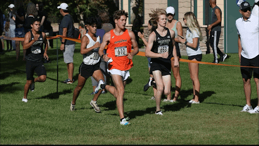 Nate Lannen, senior member of Pepperdine’s Cross Country and Track team, runs in the Aug. 15 Season Opener for cross country season in the fall. The cross country team traveled off-campus for practice, meets and invitationals. Photo courtesy of Nate Lannen