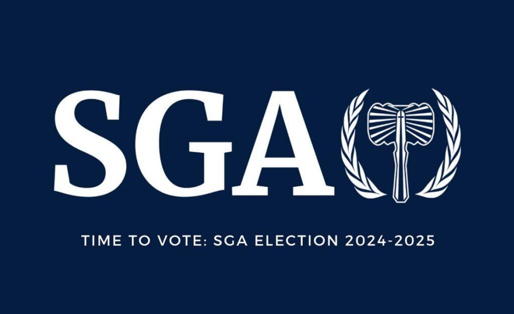 An SGA graphic encouraging students to vote in the upcoming election Sept. 11. Graphic courtesy of SGA