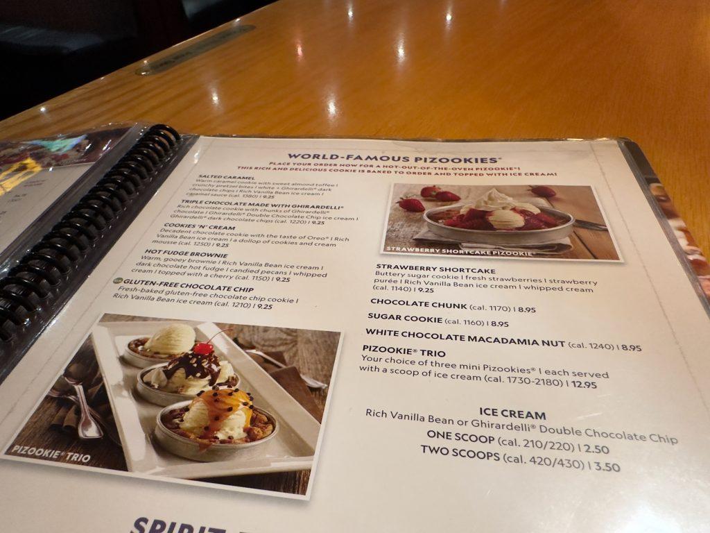 The dessert menu at BJ's Restaurant and Brewhouse in Westlake Village boasts 10 varieties, including (not shown) a limited-time-only “Graham Cracker S'Mores” flavor Aug. 27. The most popular option is “Chocolate Chunk,” Joffino said. Photo by Henry Adams