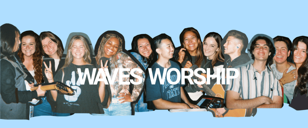 WAVES WORSHIP is a group that writes and performs worship music. The group unofficially started meeting in the fall of 2023 and is now officially releasing music. Photo courtesy of Lily Salanty