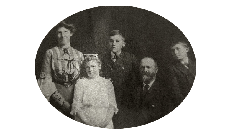 The Rindge family poses for a family portrait in 1901. From left to right: May, Rhoda, Samuel, Frederick and Frederick Jr., were adamant to preserve the land in Malibu while they owned it. Photo courtesy of David K. Randall