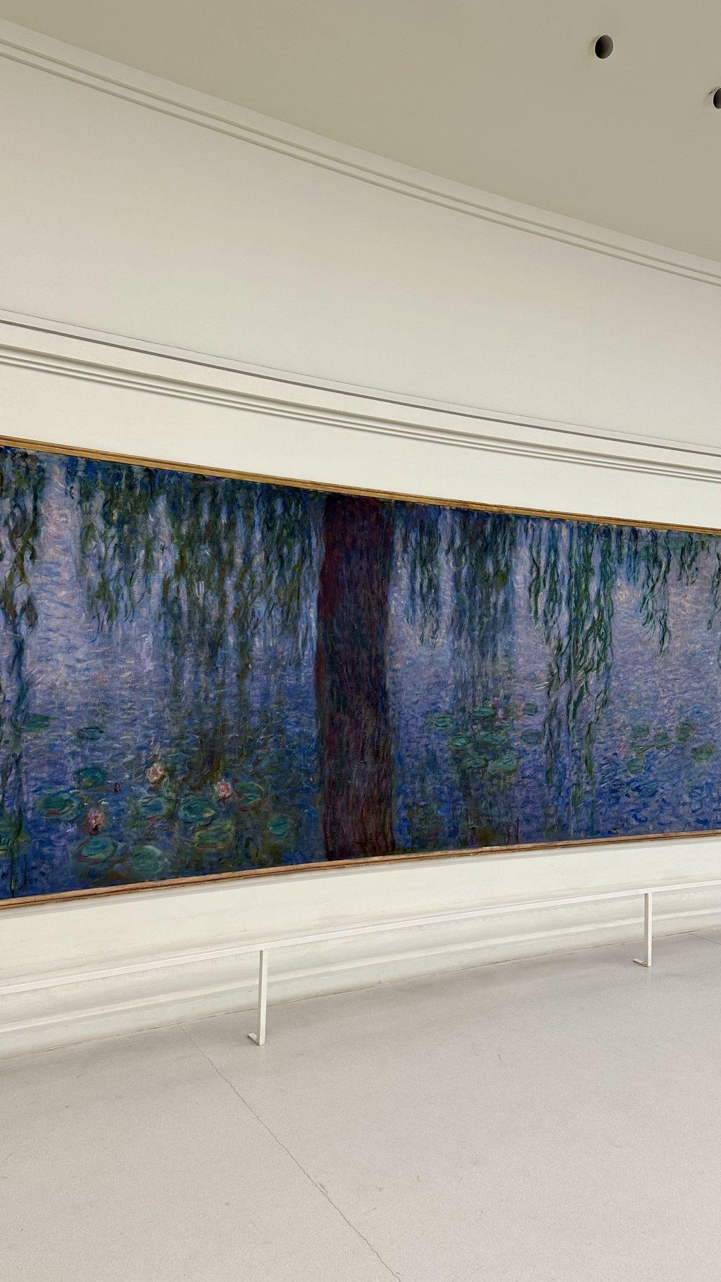 Katie Nehrir visited the Musee de l'Orangerie to see Claude Monet's Water Lilies. Nehrir said seeing the painting allowed her time to pause and reflect. Photo courtesy of Katie Nehrir