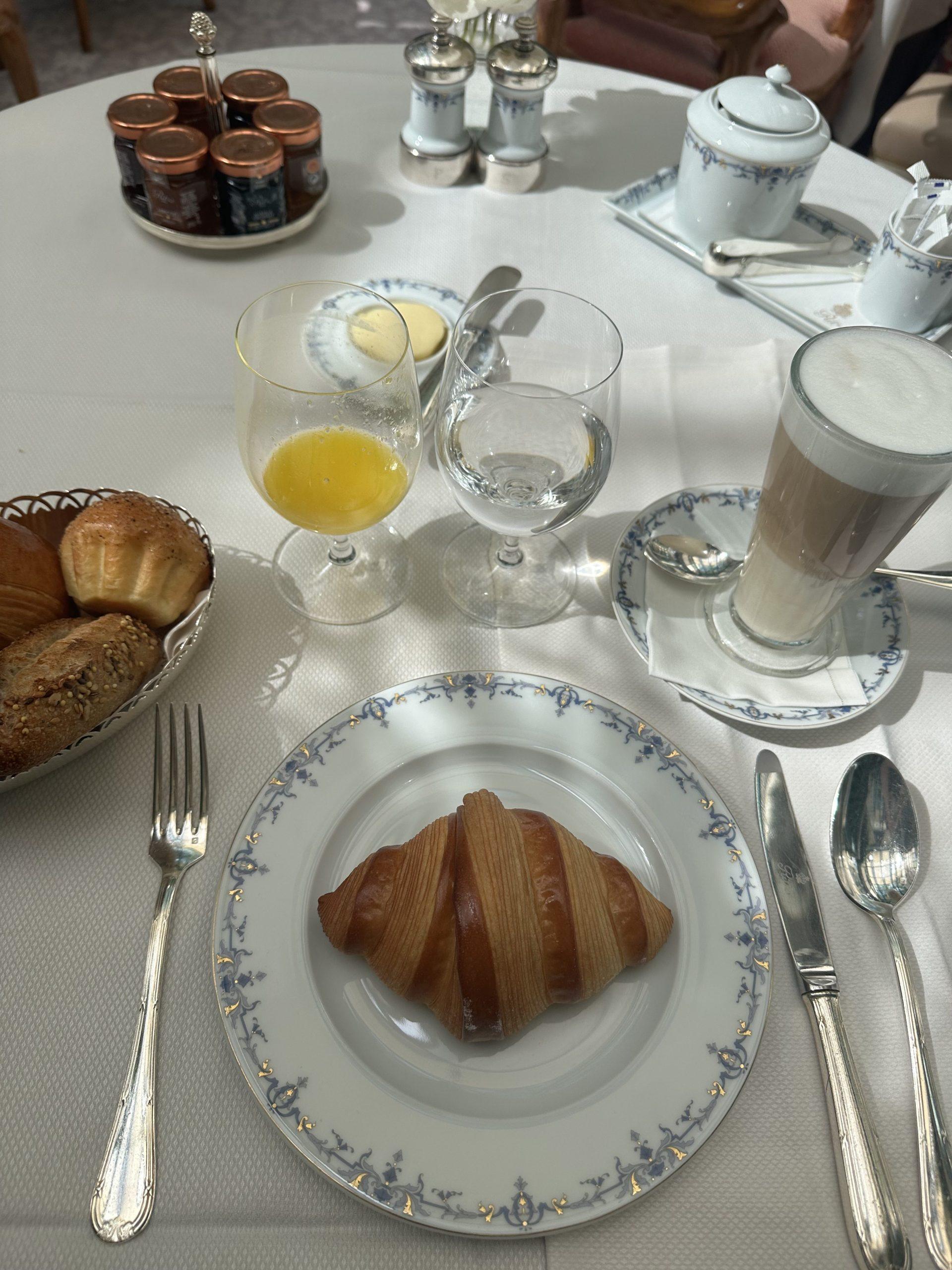 Sophomore Katie Nehrir's picture perfect breakfast while staying in Paris during her solo trip in July 2024. Nehrir said she likes to begin her day with a sit-down coffee before a day of roaming the city. Photo courtesy of Katie Nehrir